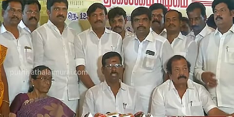 “23 தொகுதிகள் வரை இறங்கி வந்துள்ளோம்” : தேமுதிகவின் பார்த்தசாரதி