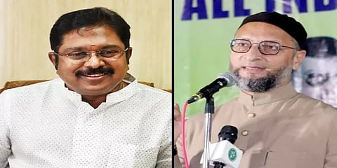 டி.டி.வி.தினகரனுடன் கூட்டணி அமைத்த ஏ.ஐ.எம்.ஐ.எம் கட்சி: பறக்குமா ஓவைசியின் பட்டம்?