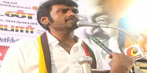 “தலையே போனாலும் தேமுதிக தன்மானம் இழக்காது” - விஜயகாந்த் மகன் பேச்சு