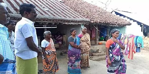 ஆடு மேய்த்துக் கொண்டிருந்த பெண்ணிடம் தாலியை பறித்துச் சென்ற மர்ம நபர்