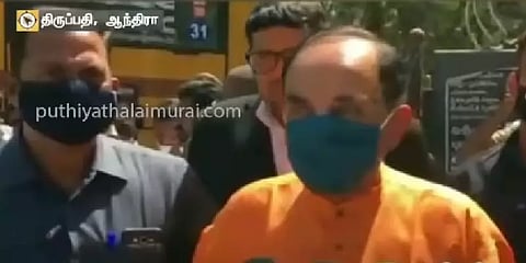 தமிழகத்தில் பாஜக ஒரு தொகுதியிலும் வெற்றி பெறாது - சுப்பிரமணியன் சுவாமி