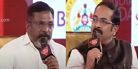 ”முதலில் தமிழர்கள், பிறகுதான் இந்தியர்கள்” - திருமாவளவன், கிருஷ்ணசாகர் இடையே வாக்குவாதம்