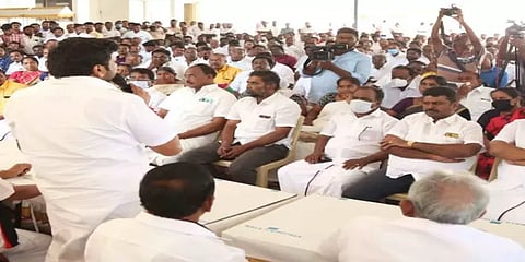 திமுக ஆட்சிக்கு வந்தால் 40 பேருக்கு அரசு வேலை: நாமக்கல் திமுக நிர்வாகியின் சர்ச்சை பேச்சு