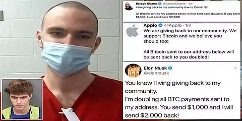 பில் கேட்ஸ், ஜோ பைடனின் ட்விட்டர் கணக்குகளை முடக்கிய இளைஞருக்கு 3 ஆண்டுகள் சிறை