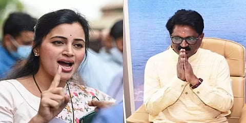 "சிறை, ஆசிட் தாக்குதல் எச்சரிக்கை"-சிவசேனா எம்.பி மீது குற்றம்சாட்டும் நவ்னீத் கவுர்