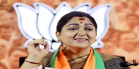 "வாரிசு அரசியல் அல்லாத கட்சியை திமுக, காங்., உருவாக்க முடியுமா?" - குஷ்பு பேட்டி