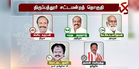 திருப்பத்தூர் தொகுதி யாருக்கு திருப்பம் தரப்போகிறது?- ஓர் அலசல்