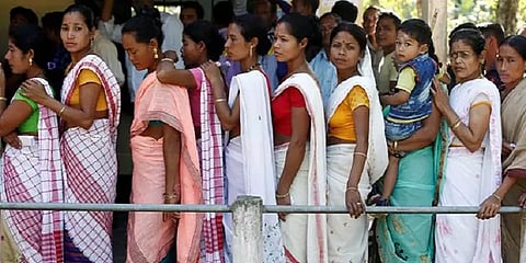 அசாம் தேர்தல்: நட்சத்திர வேட்பாளர்கள் மோதும் தொகுதிகளில் விறுவிறு வாக்குப்பதிவு