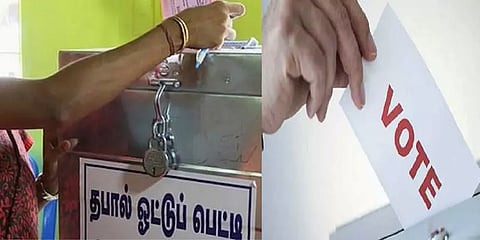 முகநூலில் வைரலான தபால் வாக்கு சீட்டு - தென்காசியைச் சேர்ந்த ஆசிரியை உள்ளிட்ட மூவர் கைது