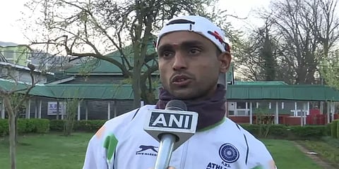 காஷ்மீர் டூ குமரி : 4000 கிலோ மீட்டரை 50 நாட்களில் கடக்க ராணுவ வீரர் மாரத்தான் இலக்கு!