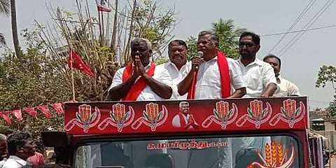 ஐடி ரெய்டு மூலம் எங்கள் வெற்றியை தடுத்து நிறுத்த முடியாது - முத்தரசன்