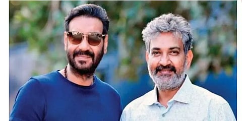 ராஜமெளலியின் ‘ஆர்ஆர்ஆர்’ படத்தில் மிரட்டும் அஜய் தேவ்கான்; மோஷன் போஸ்டர் வெளியீடு!