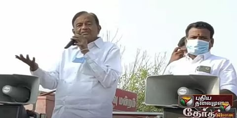 ”தமிழ் கலாசாரத்திற்கு எதிரி பாஜக” - பரப்புரையில் ப.சிதம்பரம் தாக்கு