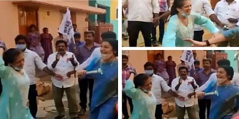 கமலுக்காக நடனமாடி வாக்கு சேகரித்த சுஹாசினி மற்றும் அக்ஷரா ஹாசன்!