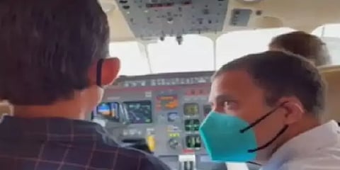 பைலட் ஆக விரும்பும் 9 வயது சிறுவனுக்கு விமான அனுபவத்தை வழங்கிய ராகுல்!