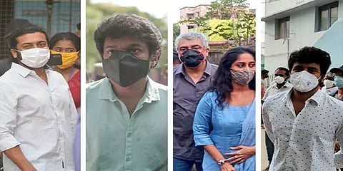 ரஜினி தொடங்கி சிவகார்த்திகேயன் வரை.. ஜனநாயக கடமையை ஆற்றிய பிரபலங்கள் - வீடியோ