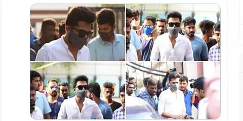 தி.நகர் வாக்குச் சாவடியில் வாக்களித்தார் சிலம்பரசன்!