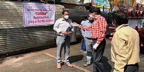 சென்னையில் கொரோனா கட்டுப்பாட்டு பகுதிகள் அதிகரிப்பு