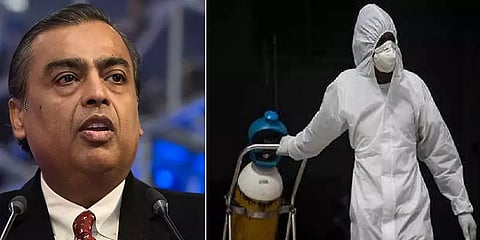 100 டன் மருத்துவ ஆக்ஸிஜன்... - கொரோனாவுக்கு எதிரான போரில் கைகொடுக்கும் அம்பானி!