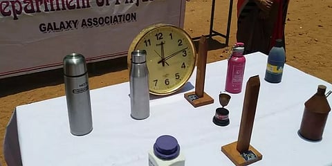 நிழல் இல்லா நாள்: தஞ்சையில் கண்டுகளித்த மாணவர்கள்!