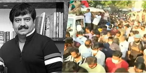 விடைபெற்றார் விவேக்... காவல்துறை மரியாதையுடன் உடல் தகனம்