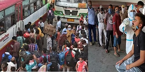 தலைநகரை தவிக்கவைக்கும் கொரோனா: விழிபிதுங்கும் டெல்லி மக்கள், புலம்பெயர் தொழிலாளர்கள்