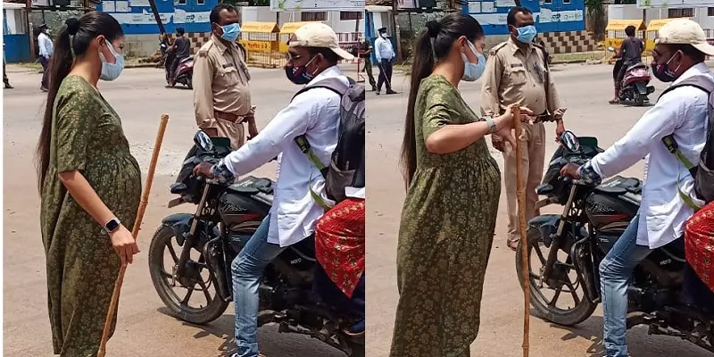 கொரோனா விதிமீறும் மக்களை நெறிப்படுத்தும் கர்ப்பிணி டிஎஸ்பி ஷில்பா - வைரலாகும் வீடியோ