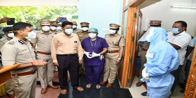 324 காவலர்கள் கொரோனா தொற்றால் பாதிக்கப்பட்டு சிகிச்சை பெறுகின்றனர் - கமிஷனர் மகேஷ்குமார்