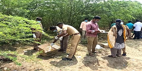 பிறந்து சில தினங்களே ஆன பச்சிளம் குழந்தை புதைக்கப்பட்ட நிலையில் சடலமாக மீட்பு