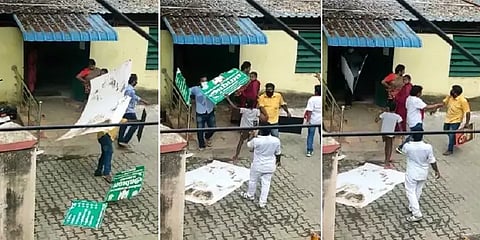 சென்னையில் அம்மா உணவகத்தை சூறையாடிய திமுகவினர் இருவர் கைது