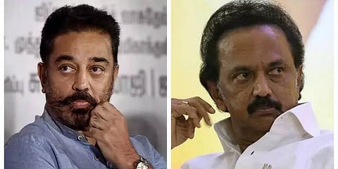 மு.க ஸ்டாலினுடன் மநீம தலைவர் கமல்ஹாசன் நேரில் சந்திப்பு