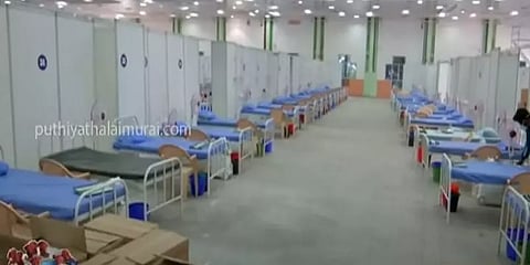 நந்தம்பாக்கம் கொரோனா சிகிச்சை மையத்தின் நிலை என்ன?