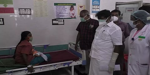 பெரம்பலூர் அரசு மருத்துவமனையில் எம்எல்ஏ பிரபாகரன் ஆய்வு