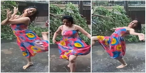 புயல் பாதிப்புக்கு மத்தியில் நடனமா? - நடிகையை விமர்சிக்கும் நெட்டிசன்கள்