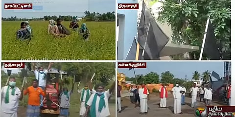 6 மாதங்களை நிறைவு செய்தது விவசாயிகள் போராட்டம்: கருப்பு தினமாக அனுசரித்த தமிழக விவசாயிகள்
