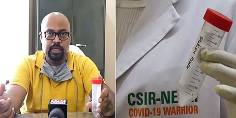 உப்புத் தண்ணீரில் வாய் கொப்பளித்து கொரோனா பரிசோதனை: நாக்பூர் விஞ்ஞானிகள் கண்டுபிடிப்பு