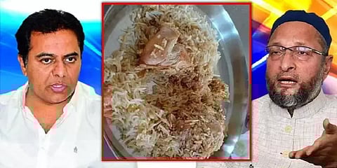 பிரியாணியால் கடுப்பான அமைச்சர்... கலாய்த்த ஓவைசி... - கலகலப்பான ட்விட்டர் தளம்