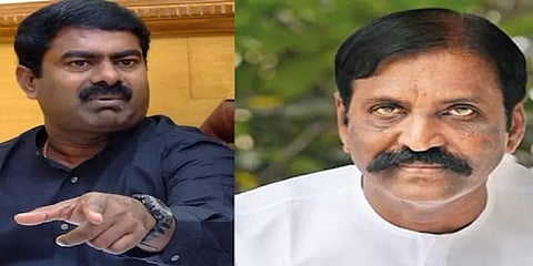 திட்டமிட்ட வன்மத்தோடு வைரமுத்துவை அவமதிக்கும் விவகாரத்தில் அரசு தலையிடவேண்டும்: சீமான்