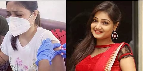 ஆர்வமுடன் கொரோனா தடுப்பூசி செலுத்திக்கொண்ட சின்னத்திரையினர்: புகைப்படத் தொகுப்பு