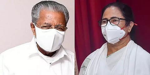 கொரோனா தடுப்பூசி விவகாரத்தில் கூட்டாட்சியை வலுவாக்கும் முனைப்பில் பினராயி விஜயன், மம்தா!