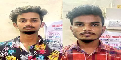 திருப்பூர்: கத்தி, பட்டா கத்தியுடன் இன்ஸ்டாகிராமில் வீடியோ வெளியிட்ட இரு இளைஞர்கள் கைது