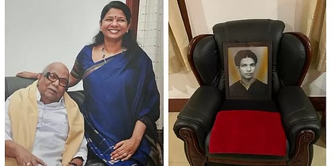 'அப்பாக்களின் நாற்காலிகள் காலியாக இருந்தாலும் அவை நினைவுகளால் நிரம்பி வழிகின்றன' - கனிமொழி