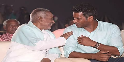 ”இளையராஜா சாருடன் பணிபுரிய நீண்ட நாட்களாக காத்திருக்கிறேன்” - நடிகர் விஷால்