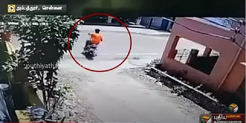 சென்னை: உணவு டெலிவரி செய்வது போல் நடித்து 'பைக்' திருடியவர் கைது