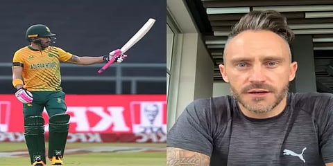 "டி20 லீக் தொடர்கள் சர்வதேச கிரிக்கெட் போட்டிகளுக்கு ஆபத்தானவை" - டூப்ளசிஸ்