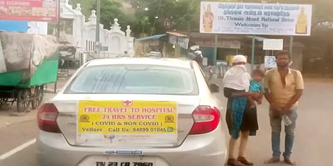 கோவை டூ சென்னை: கால்நடையாக சென்ற தம்பதியை காரில் அனுப்பிவைத்த கால்நடை மருத்துவர்