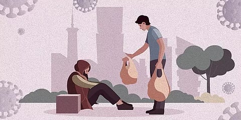 துளிர்க்கும் நம்பிக்கை: 2 குடும்பங்களுக்கு உதவி செய்த திருப்பூர் தன்னார்வ குழு