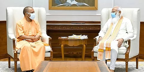 உ.பி தேர்தல் களத்தில் பாஜகவின் நகர்வுகள் - பிரதமர் மோடியிடம் ஆலோசித்த யோகி ஆதித்யநாத்