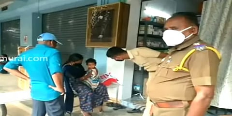 வலிப்பு ஏற்பட்டு உயிருக்கு போராடிய குழந்தை - உரிய நேரத்தில் உதவிய திருவாரூர் காவலர்கள்