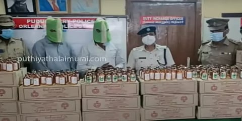 புதுச்சேரி: மதுக்கடையில் திருட்டை மறைக்க கொள்ளையர்கள் கையாண்ட புதிய உத்தி
